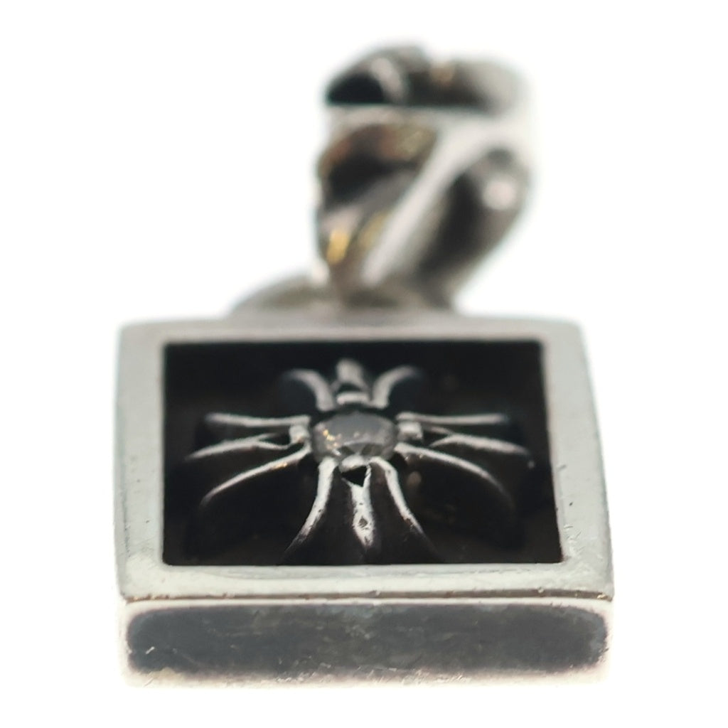 CHROME HEARTS(クロムハーツ) FRAMED CH PLUS 1DIA フレームドCHプラス 1ダイヤ ペンダントトップ シルバー