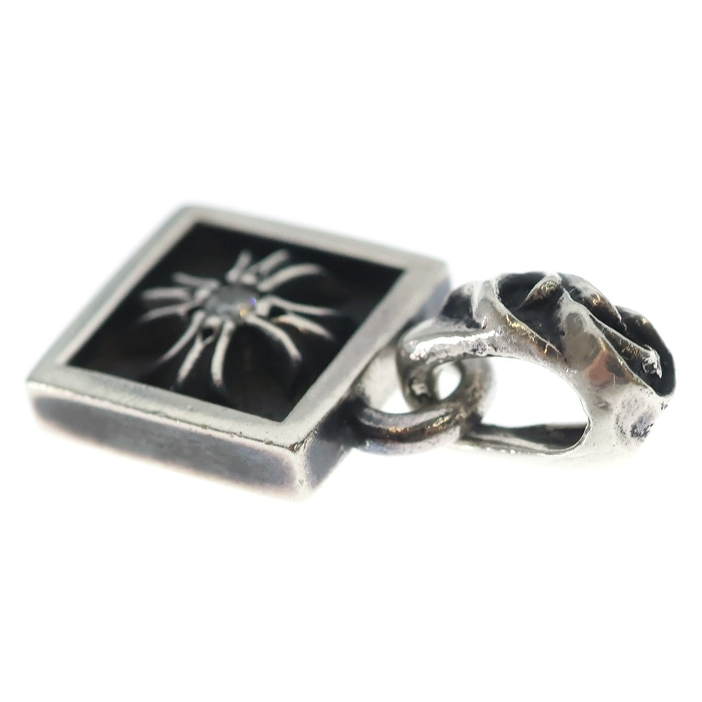 CHROME HEARTS(クロムハーツ) FRAMED CH PLUS 1DIA フレームドCHプラス 1ダイヤ ペンダントトップ シルバー