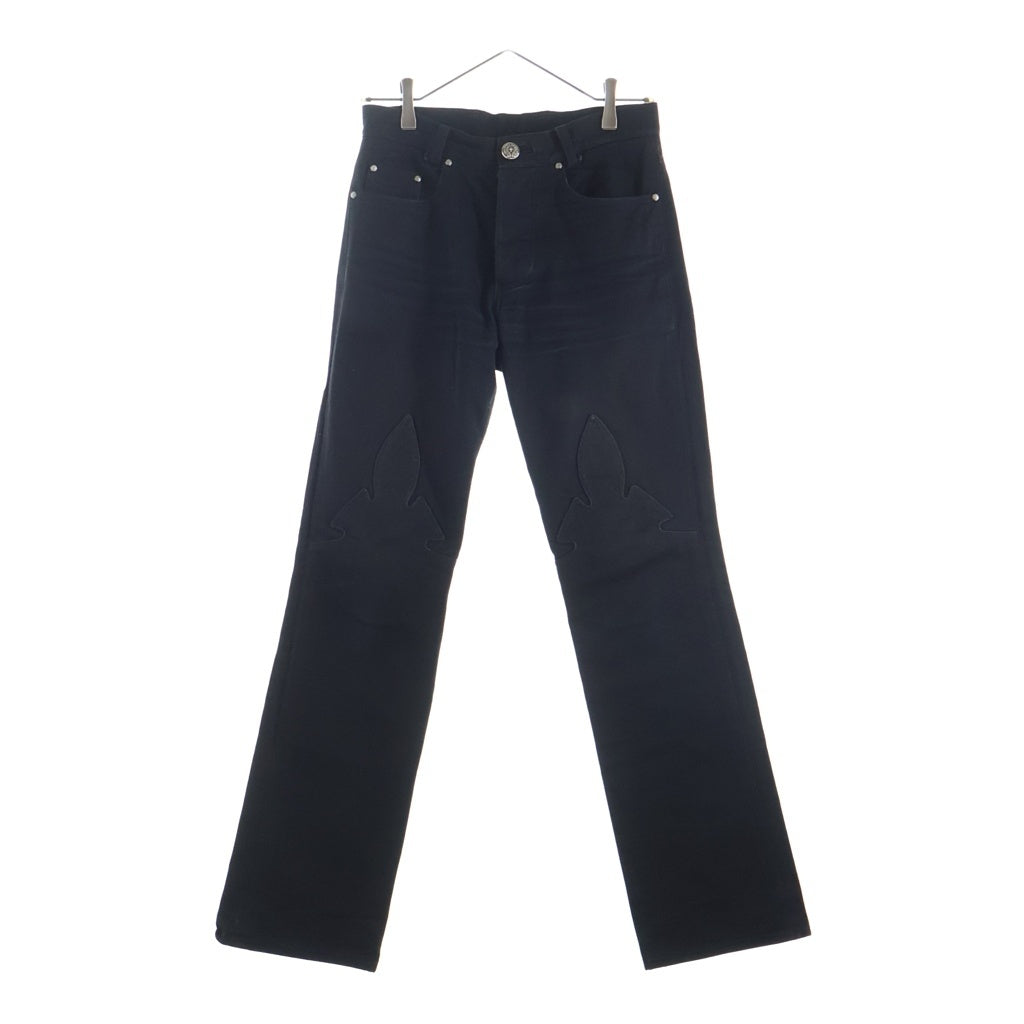 CHROME HEARTS(クロムハーツ) OLD FLEURKNEE DNM PANTS オールド フレアニー デニムパンツ ブラック