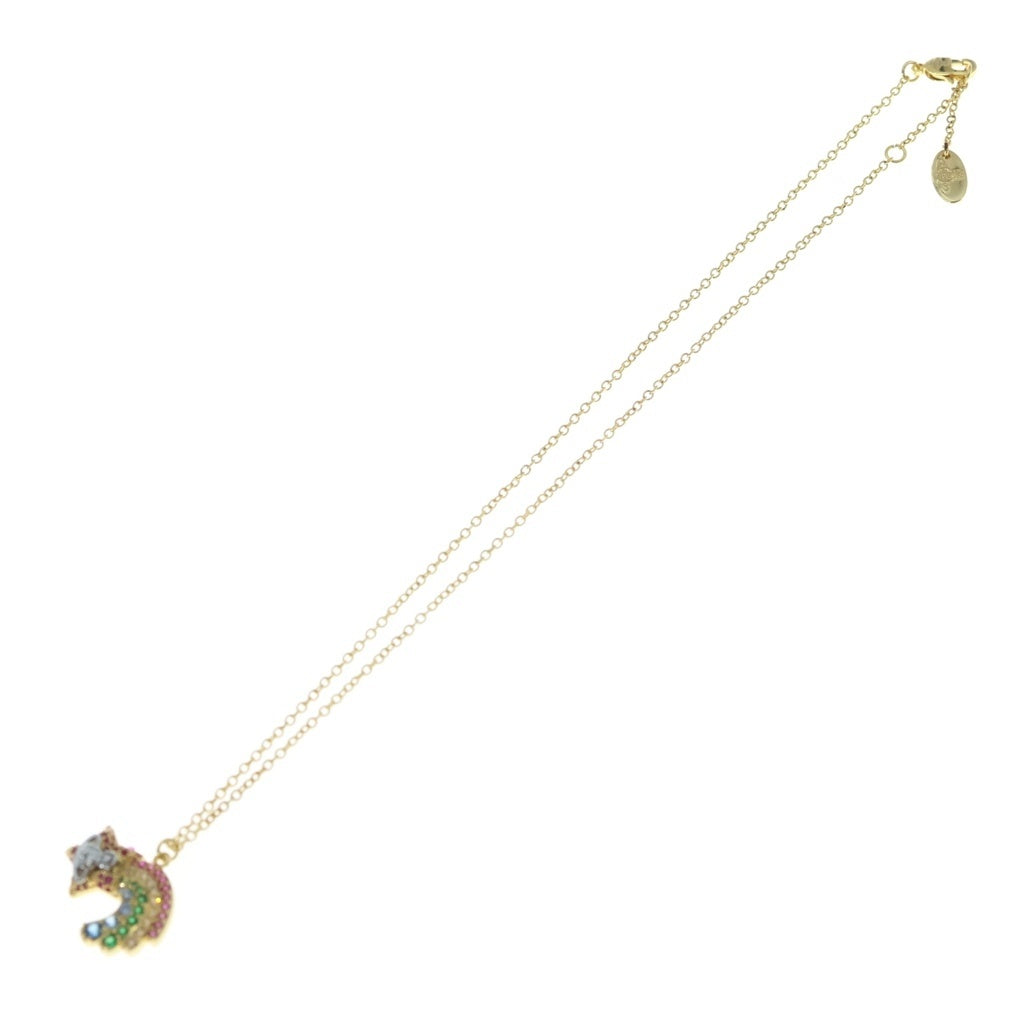 Vivienne Westwood(ヴィヴィアンウエストウッド) オーブ レインボー シューティングスター ラインストーン ネックレス ゴールド レディース