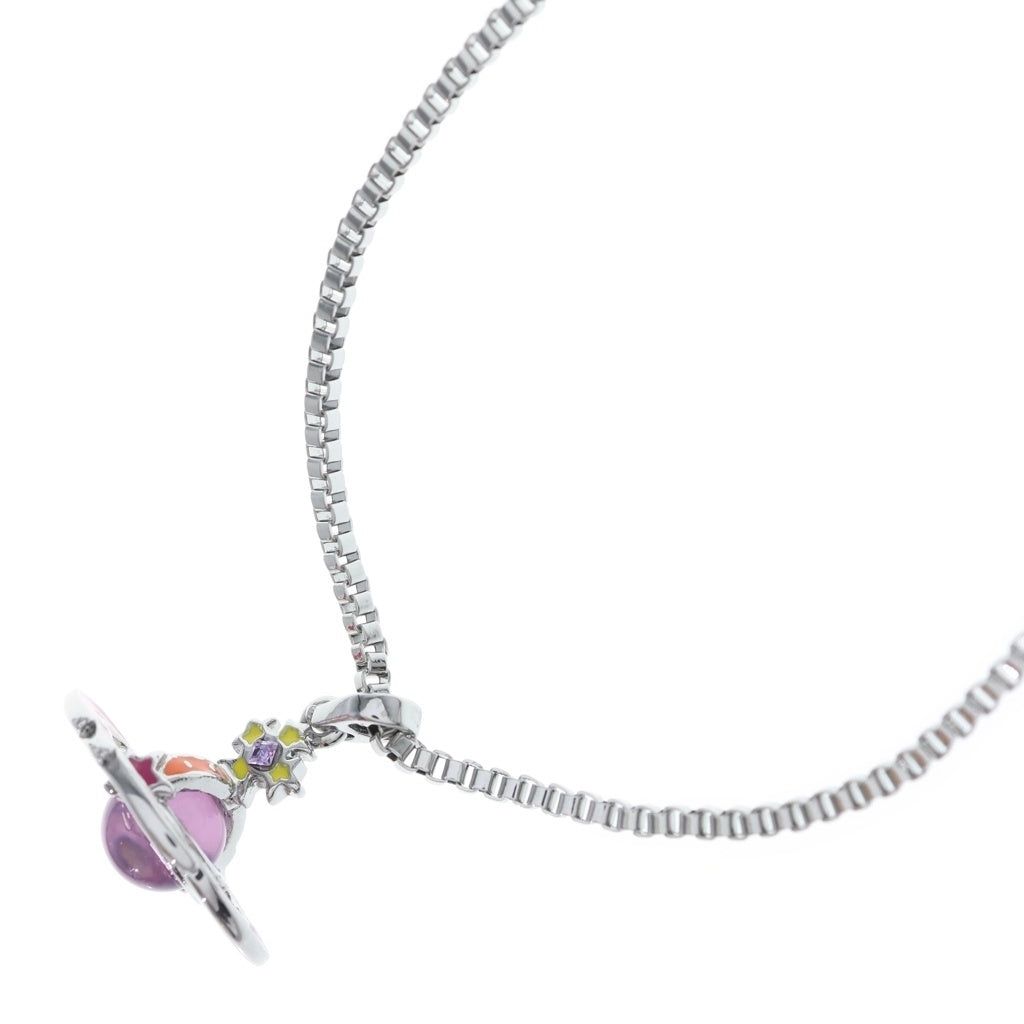 Vivienne Westwood(ヴィヴィアンウエストウッド) シューティングスター タイニーオーブ ネックレス パープル/シルバー レディース
