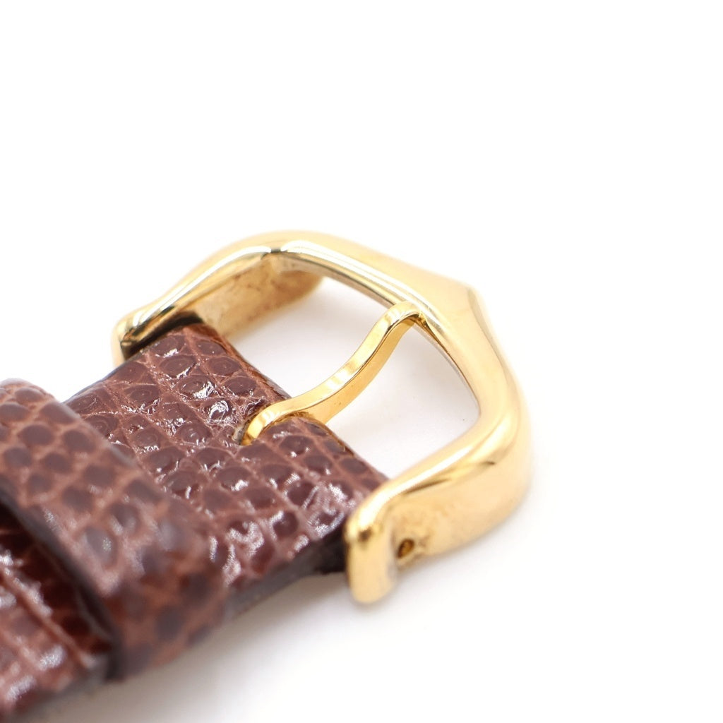 Cartier(カルティエ) マストタンク アイボリー文字盤 925×レザー/QZ クォーツ 681006 腕時計