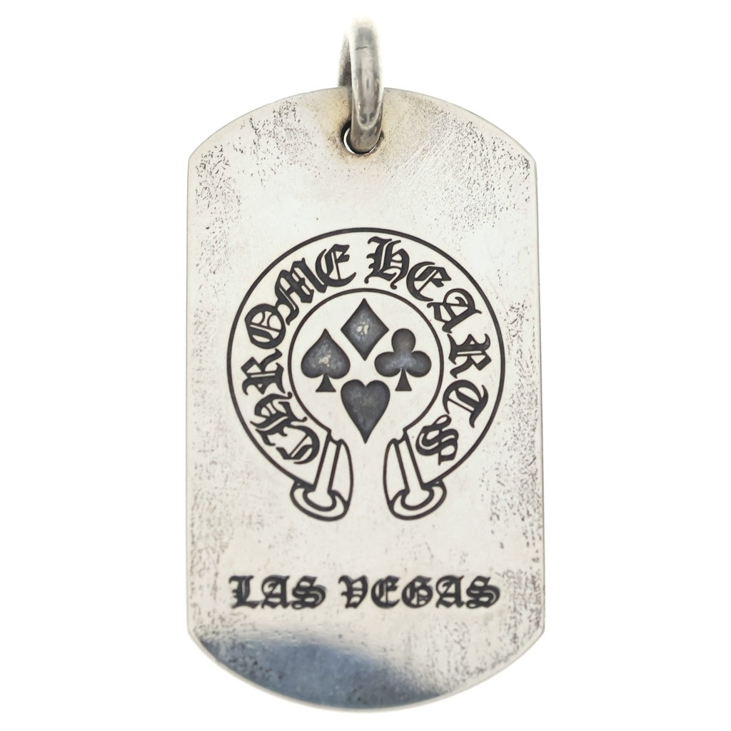 CHROME HEARTS(クロムハーツ) D TAG LRG LTD LAS VEGAS ラスベガス限定 ラージドッグタグ ネックレストップ シルバー