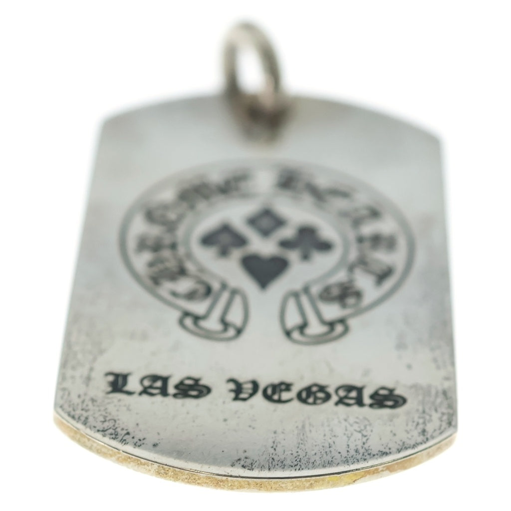 CHROME HEARTS(クロムハーツ) D TAG LRG LTD LAS VEGAS ラスベガス限定 ラージドッグタグ ネックレストップ シルバー