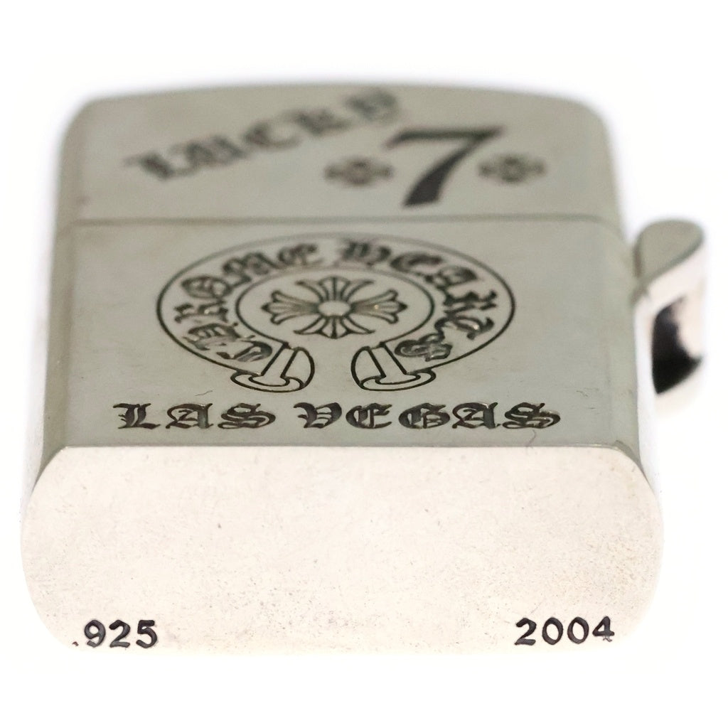 CHROME HEARTS(クロムハーツ) ZIPPO LIGHTERZ LUCKY7 V8 LAS VEGAS スモール CHクロス ジッポライター ラッキー7 V8 ラスベガス シルバー