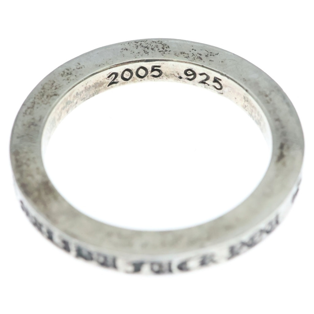 CHROME HEARTS(クロムハーツ) 3mm SPACER FUCKYOU MALIBU限定 3mmスペーサーファックユー マリブ シルバーリング シルバー