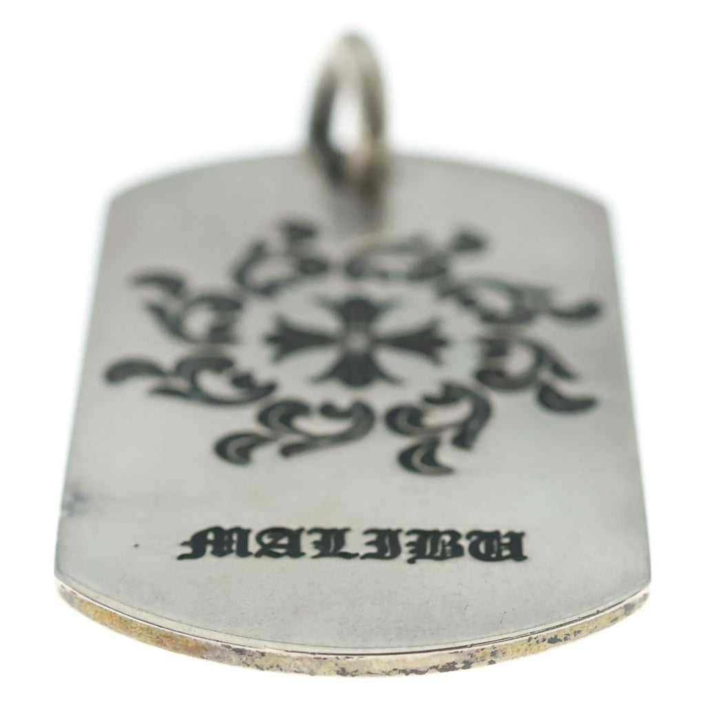 CHROME HEARTS(クロムハーツ) D TAG LRG LTD MALIBU マリブ限定 ラージドッグタグ ネックレストップ シルバー