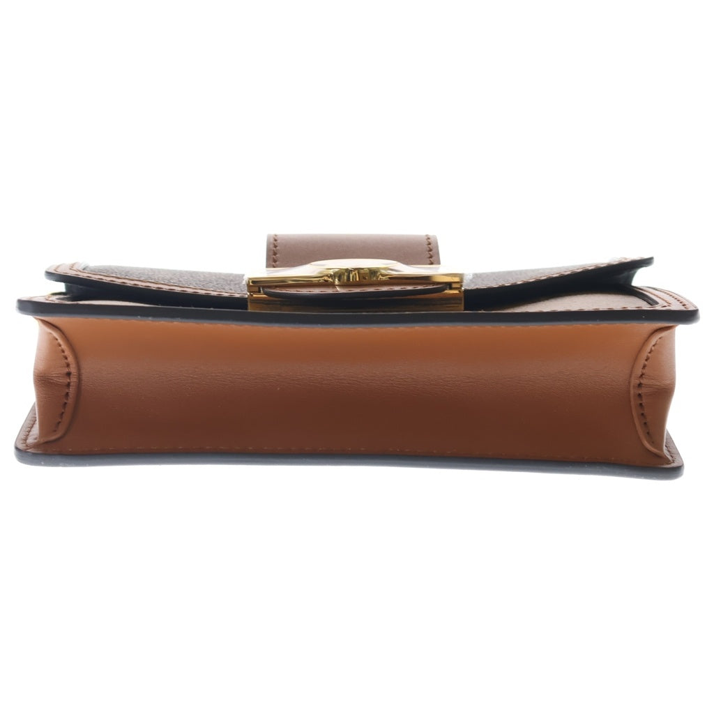 LOUIS VUITTON(ルイヴィトン) モノグラム・リバース ポルトフォイユ・ドーフィーヌ ショルダーバッグ ブラウン PVCレザー RFID M68746 M68746 レディース