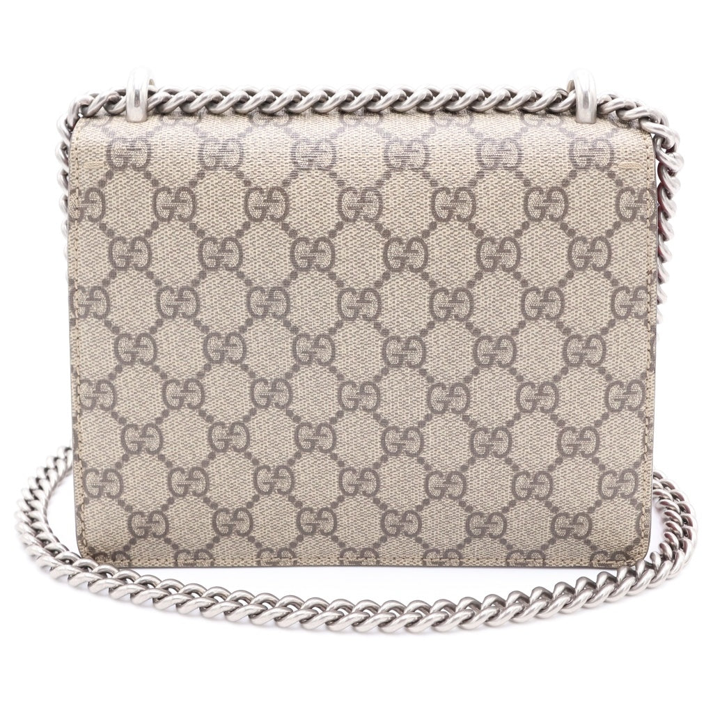 GUCCI(グッチ) デュオニュソス チェーンショルダーバッグ ハンドバッグ ブラウン/レッド PVCレザー 421970 レディース