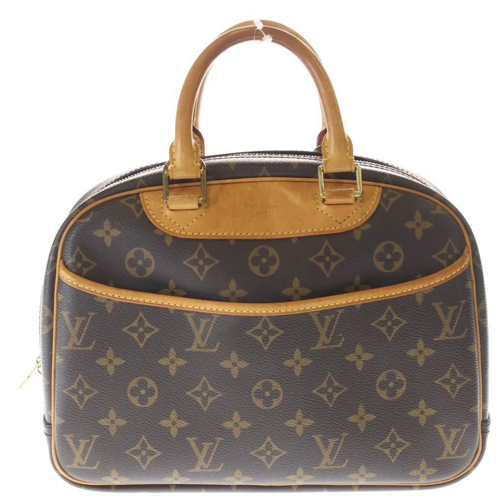 LOUIS VUITTON(ルイヴィトン) モノグラム トゥルーヴィル PVC レザー ハンドバッグ ブラウン M42228