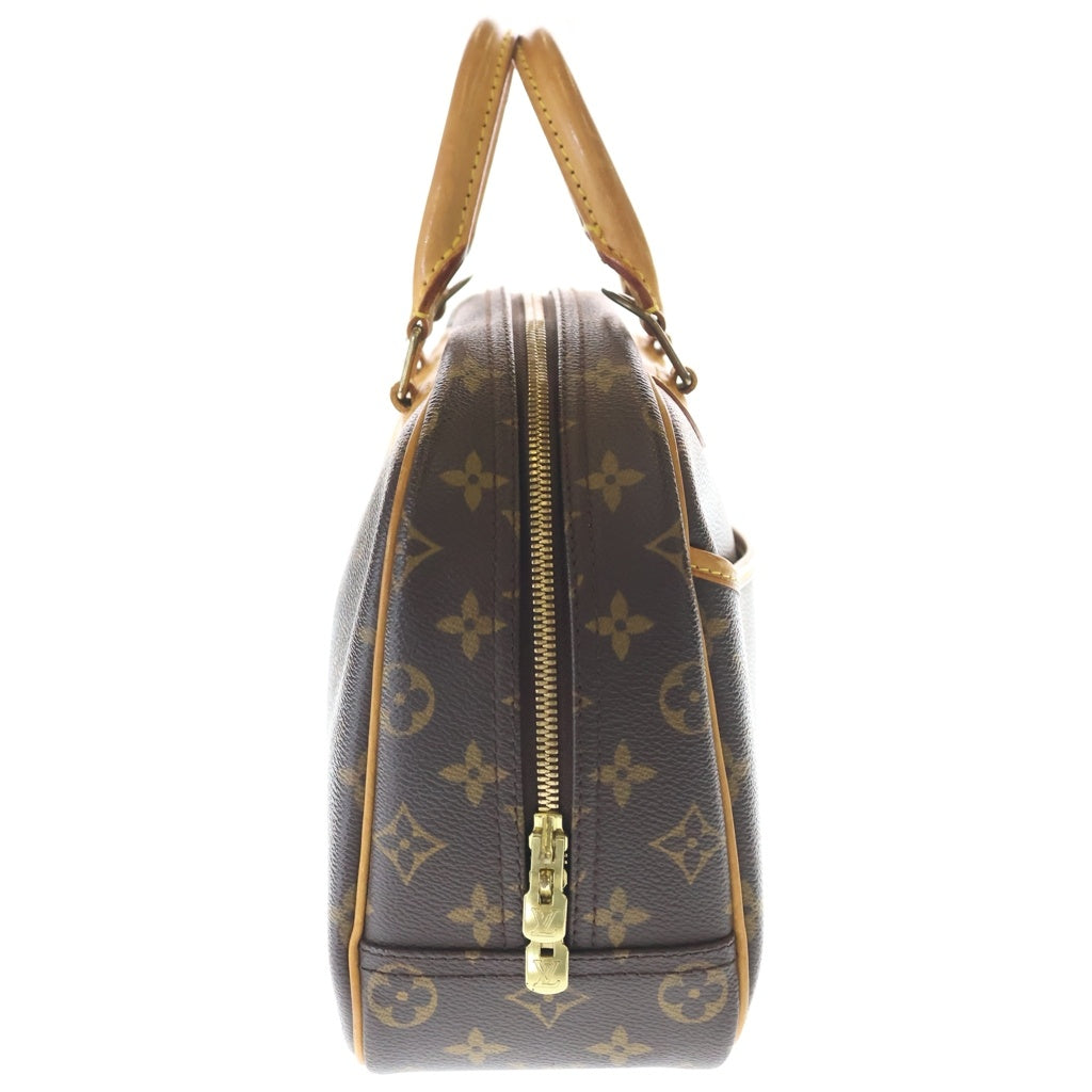 LOUIS VUITTON(ルイヴィトン) モノグラム トゥルーヴィル PVC レザー ハンドバッグ ブラウン M42228
