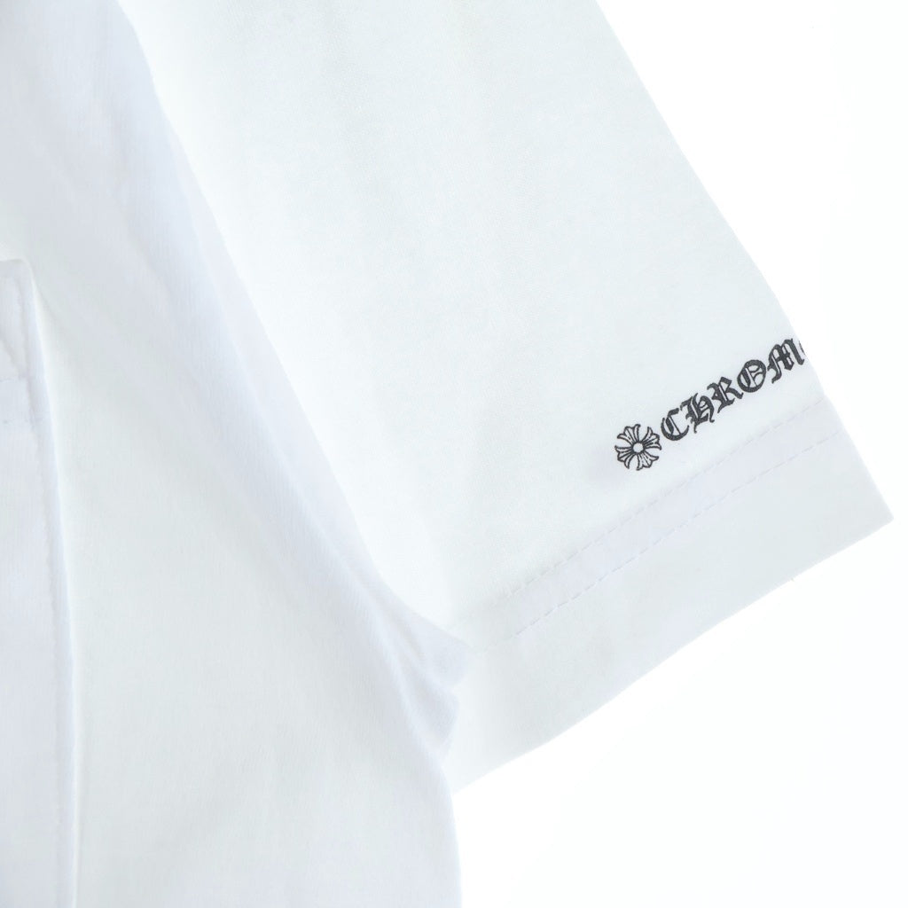 CHROME HEARTS(クロムハーツ) CH T-SHIRT ネックロゴ 半袖Tシャツ ホワイト