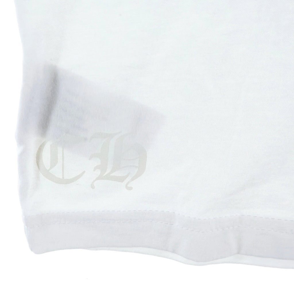 CHROME HEARTS(クロムハーツ) CH T-SHIRT ネックロゴ 半袖Tシャツ ホワイト