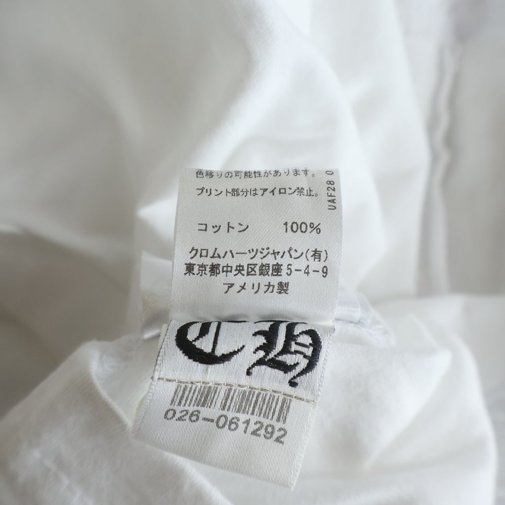 CHROME HEARTS(クロムハーツ) CH T-SHIRT ネックロゴ 半袖Tシャツ ホワイト