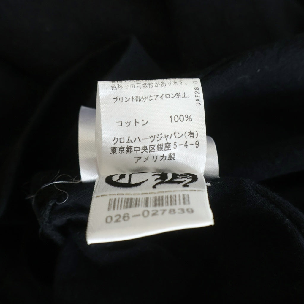 CHROME HEARTS(クロムハーツ) CH T-SHIRT ネックロゴ 半袖Tシャツ ブラック