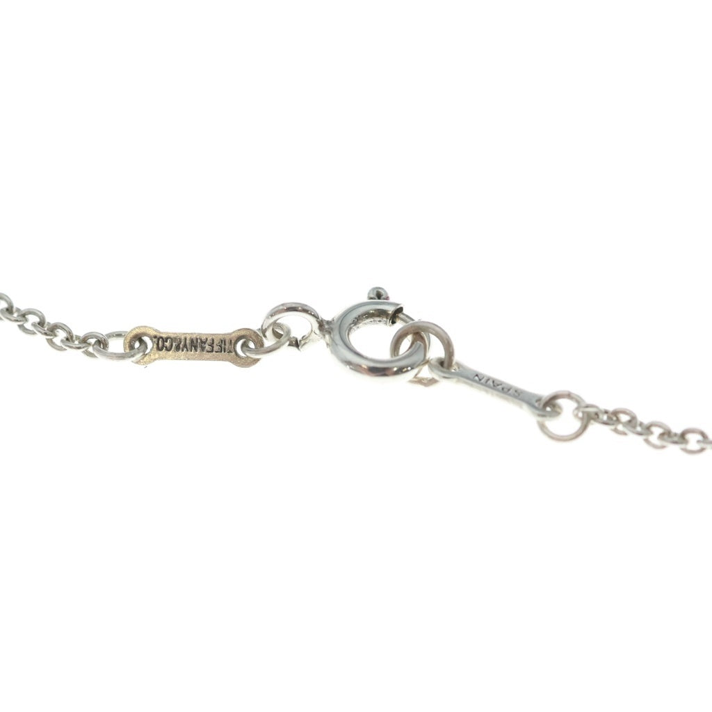 TIFFANY & Co.(ティファニー) ダブルラビングハートネックレス シルバー ラインストーン Ag925 レディース