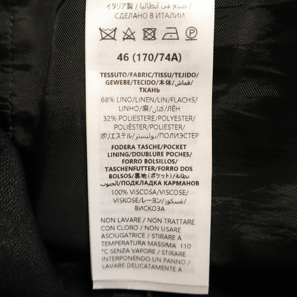 GUCCI(グッチ) 25AW GG Logo Shorts GGロゴ ショートパンツ ショーツ ハーフパンツ 総柄 リネン ポリエステル ブラック 810782
