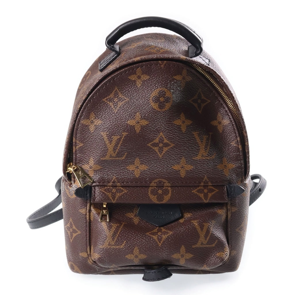 LOUIS VUITTON(ルイヴィトン) モノグラム パームスプリングス ミニ バックパック PVCレザー ブラウン M44873 レディース