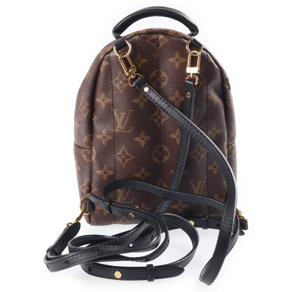 LOUIS VUITTON(ルイヴィトン) モノグラム パームスプリングス ミニ バックパック PVCレザー ブラウン M44873 レディース