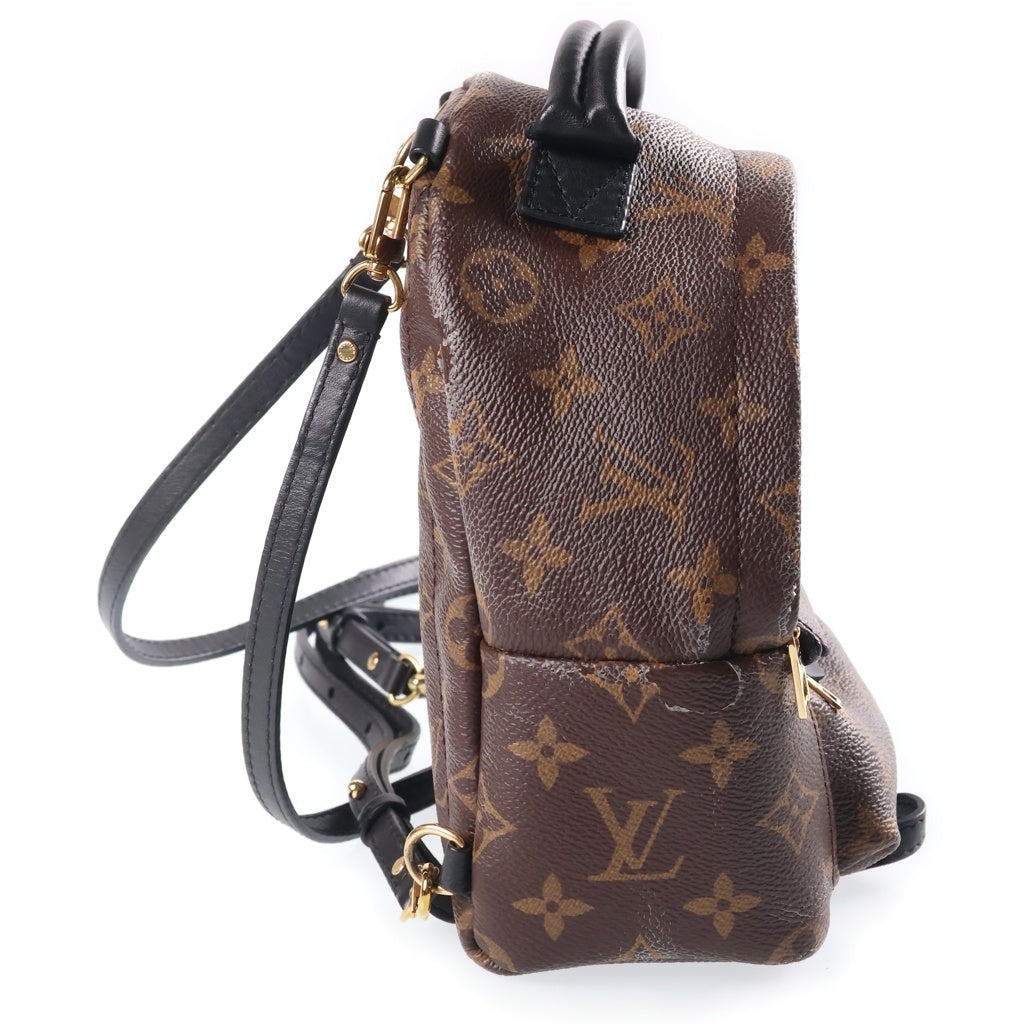 LOUIS VUITTON(ルイヴィトン) モノグラム パームスプリングス ミニ バックパック PVCレザー ブラウン M44873 レディース