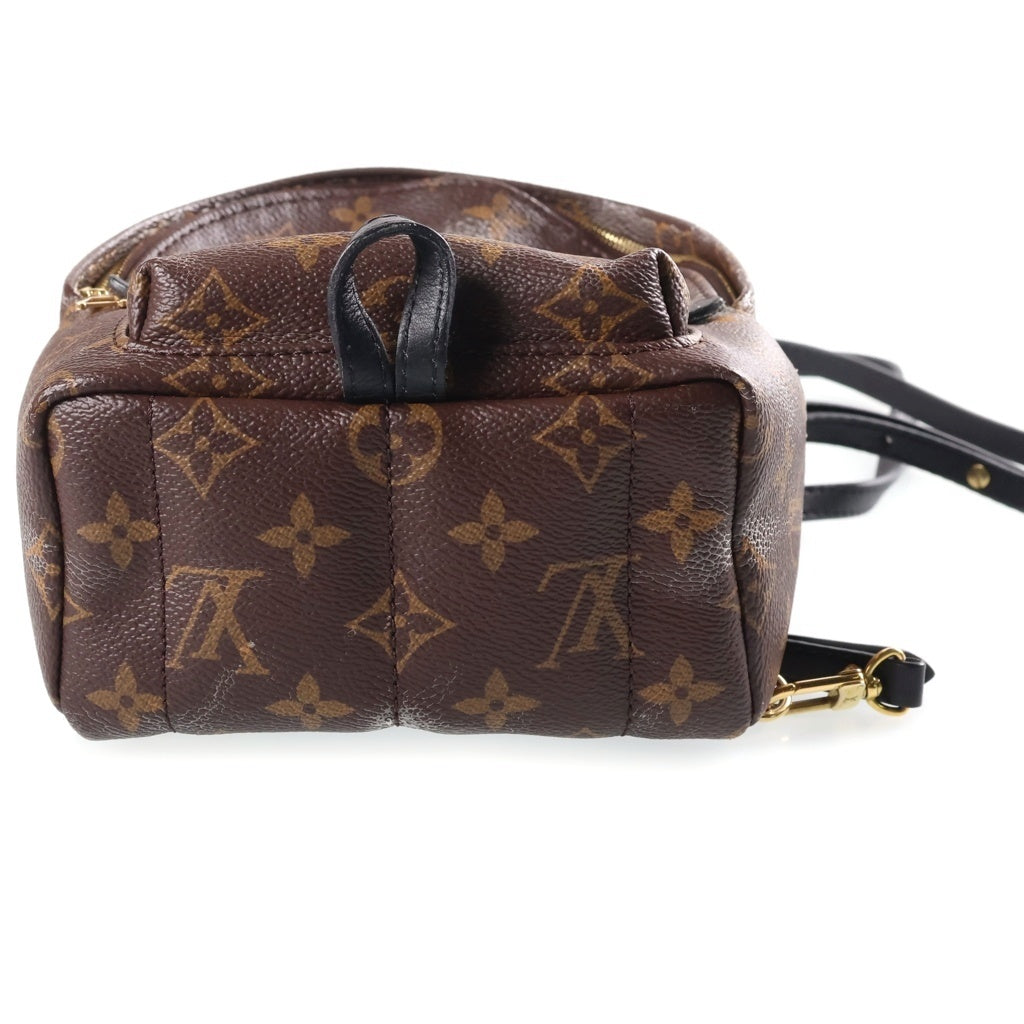 LOUIS VUITTON(ルイヴィトン) モノグラム パームスプリングス ミニ バックパック PVCレザー ブラウン M44873 レディース