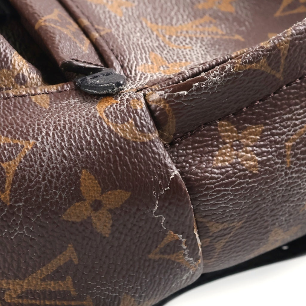 LOUIS VUITTON(ルイヴィトン) モノグラム パームスプリングス ミニ バックパック PVCレザー ブラウン M44873 レディース