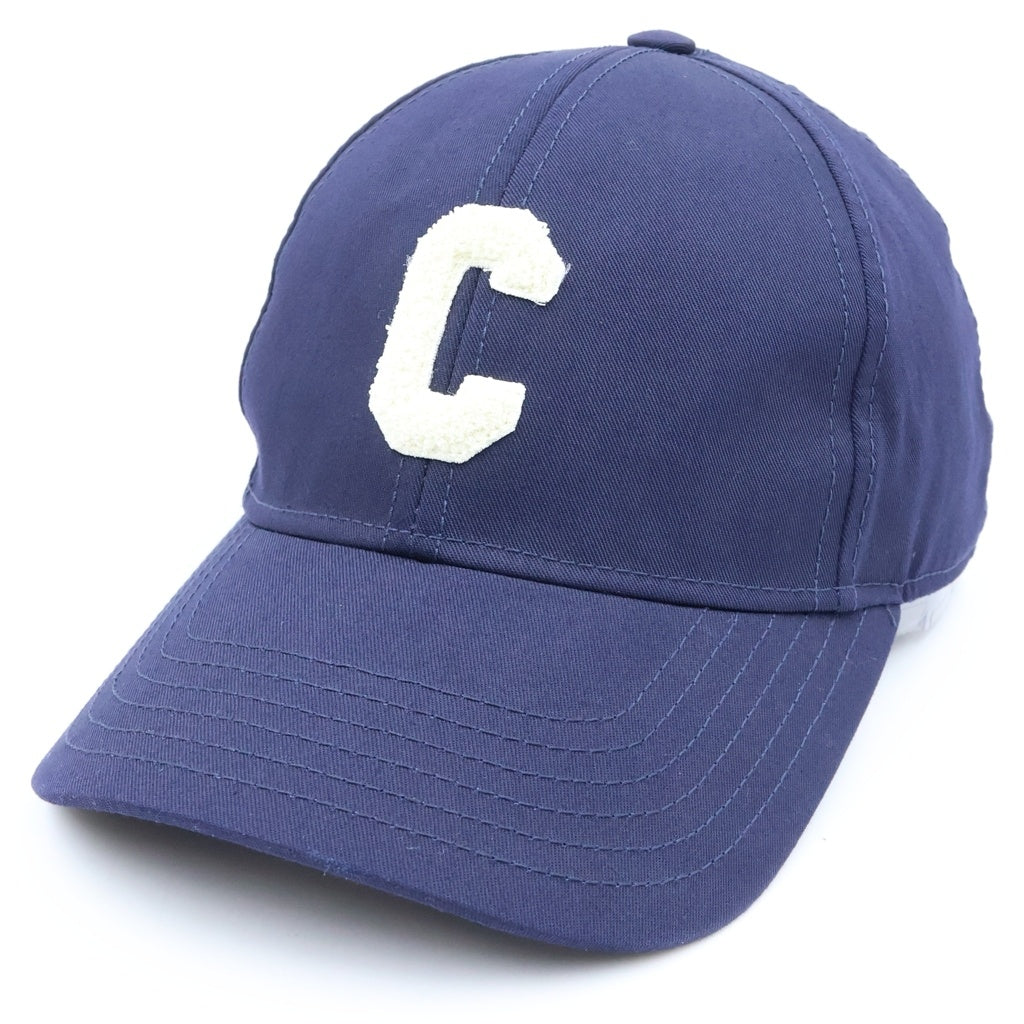 CELINE(セリーヌ) 21SS ロゴワッペン ベースボールキャップ 帽子 ネイビー 2AUA2242N