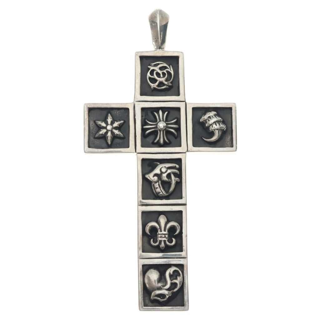 CHROME HEARTS(クロムハーツ) FRMD CRS マルチフレームドクロス ペンダントトップ シルバー