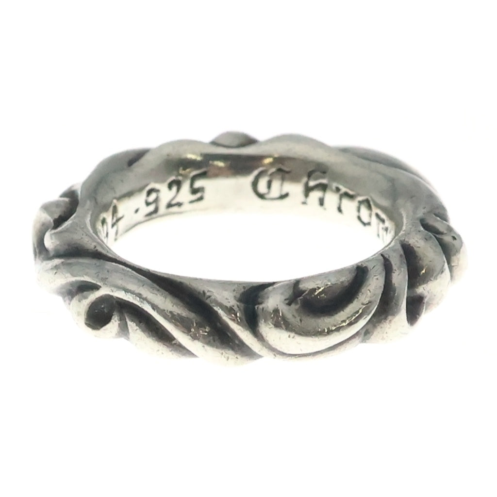 CHROME HEARTS(クロムハーツ) SCRL BAND スクロールバンド リング シルバー BCA351 レディース