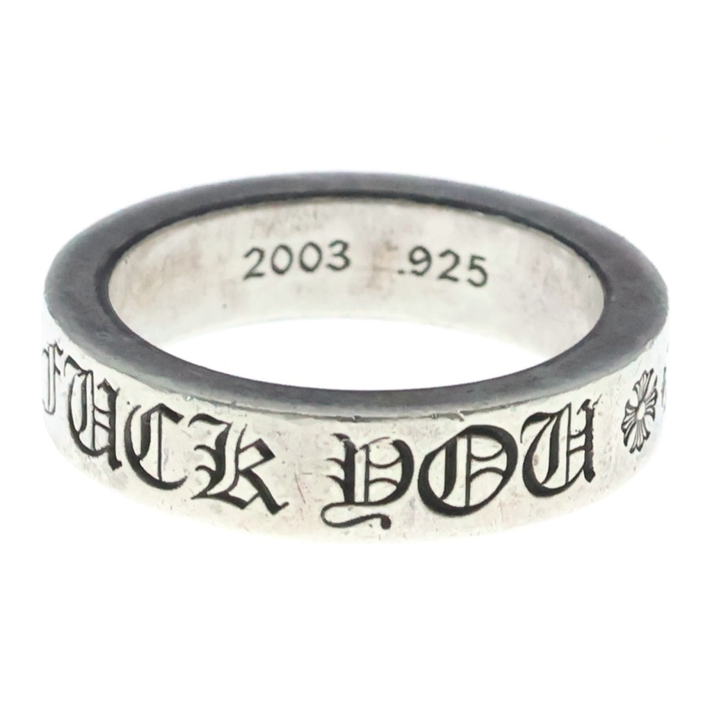CHROME HEARTS(クロムハーツ) 6mm SPACER FUCK YOU 6mmスペーサーリング ファックユー シルバーBCA336