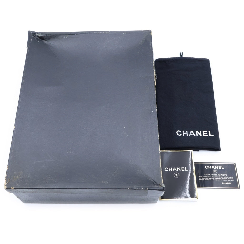 CHANEL(シャネル) マトラッセ30 Sフラップ/Wチェーンショルダーバッグ 黒 ラムスキン GD金具 シール・Gカード 5105827 箱 保 レディース
