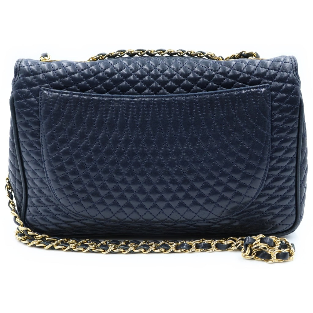 BALLY(バリー) ターンロック キルティング チェーンショルダーバッグ ブラック レザー レディース