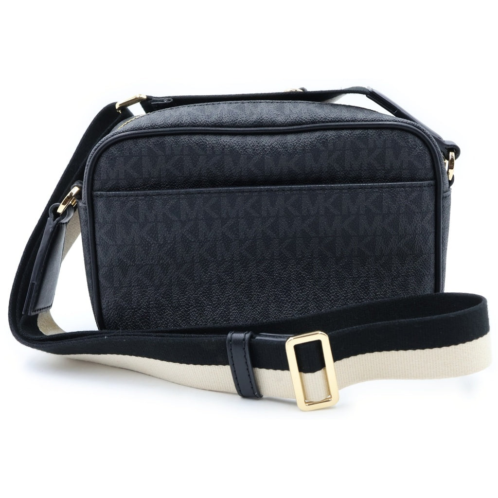 MICHAEL KORS(マイケルコース) MKシグネチャー ボディバッグ ショルダーバッグ PVCレザー ブラック レディース