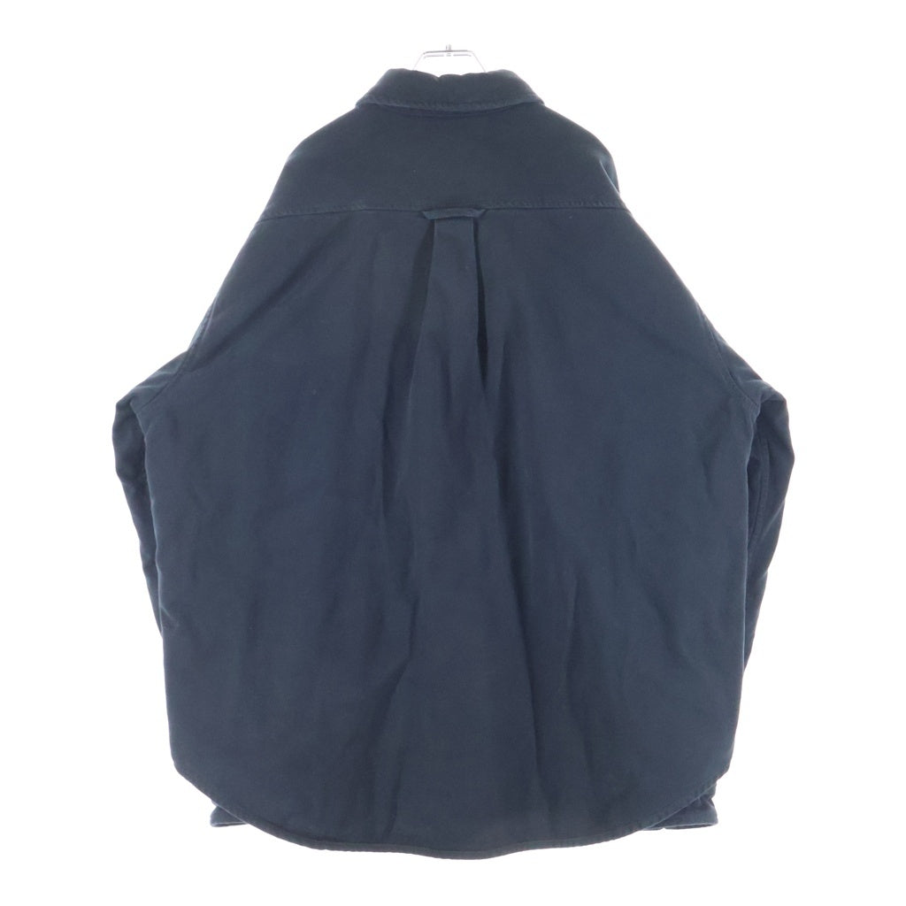 BALENCIAGA(バレンシアガ) 22AW Japanese Indigo Padded Shirt ジャパニーズ インディゴ パデッド 中綿 シャツジャケット ネイビー 719305