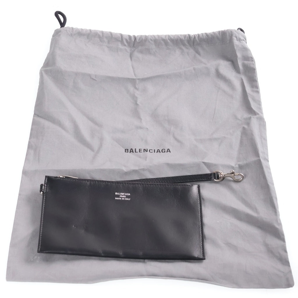 BALENCIAGA(バレンシアガ) デューティフリー ミディアム トートバッグ ハンドバッグ メッシュ×レザー ブラック 741602 レディース
