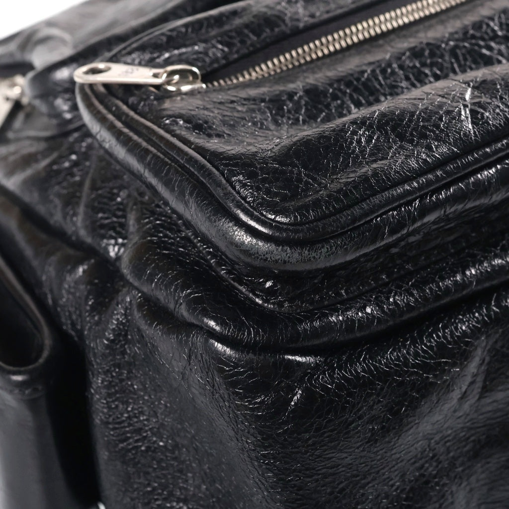 BALENCIAGA(バレンシアガ) スーパービジー ショルダーバッグ レザー ブラック 785297 レディース