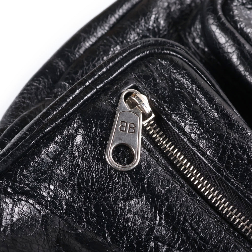 BALENCIAGA(バレンシアガ) スーパービジー ショルダーバッグ レザー ブラック 785297 レディース