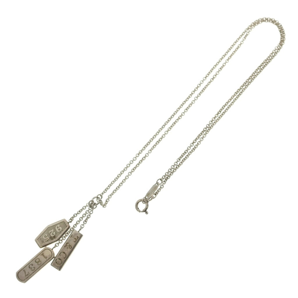 TIFFANY & Co.(ティファニー) 1837 エレメント タグ ネックレス シルバー Ag925 レディース