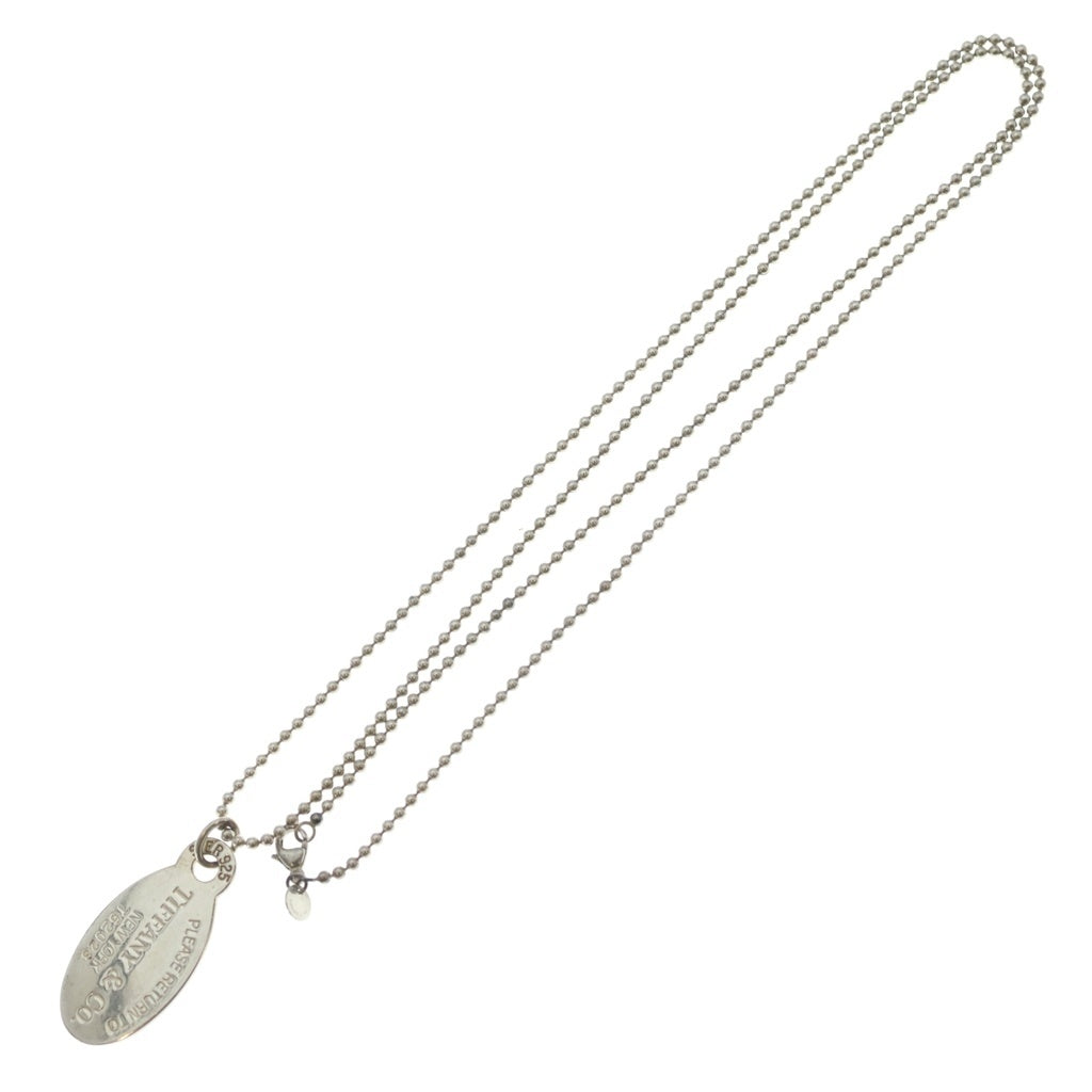 TIFFANY & Co.(ティファニー) リターントゥ ティファニー オーバル タグ チェーン ネックレス シルバー SV925 レディース