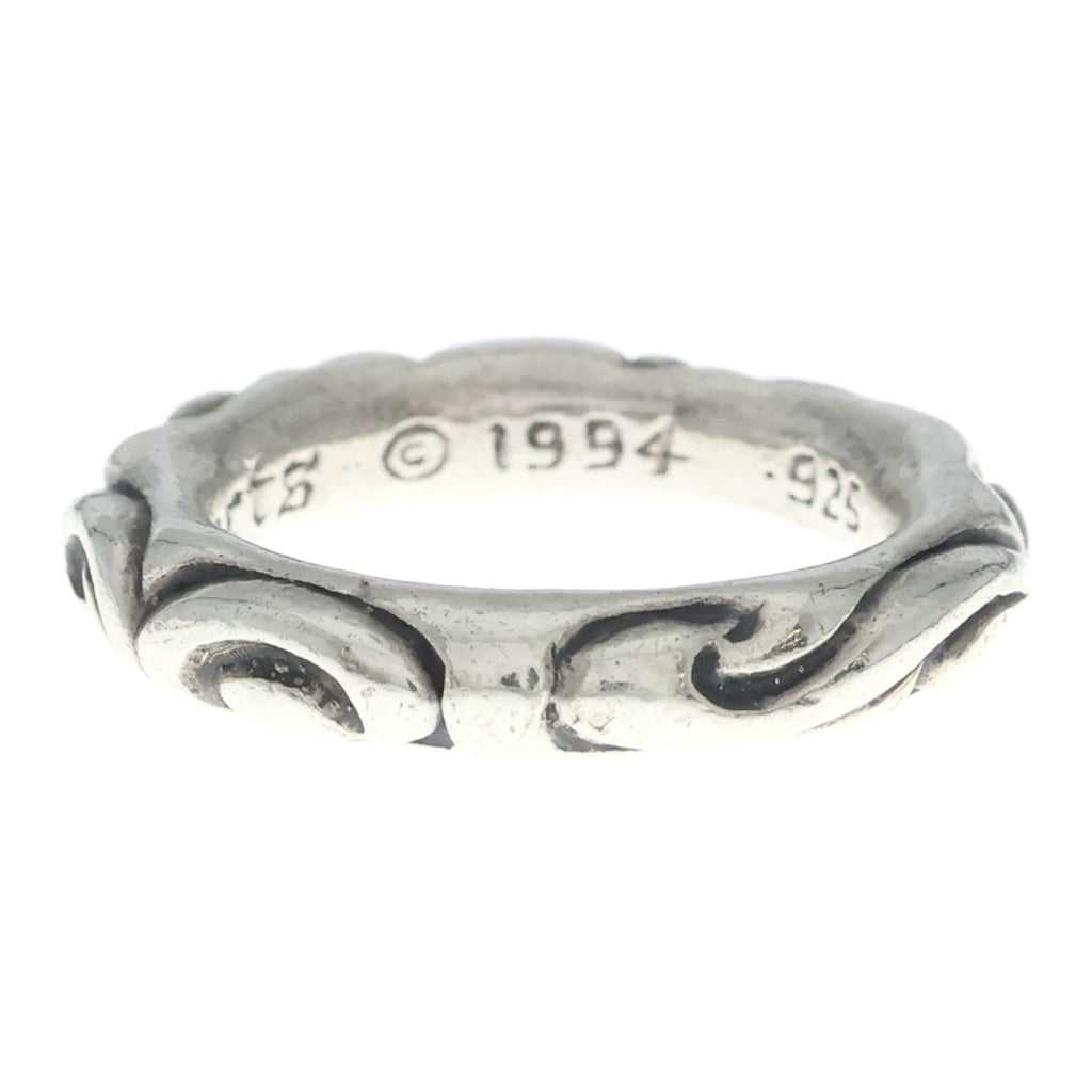 CHROME HEARTS(クロムハーツ) SCRL BAND スクロールバンド リング シルバー BCA351