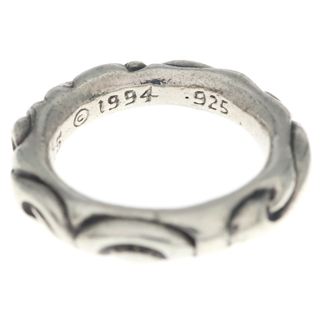 CHROME HEARTS(クロムハーツ) SCRL BAND スクロールバンド リング シルバー BCA351