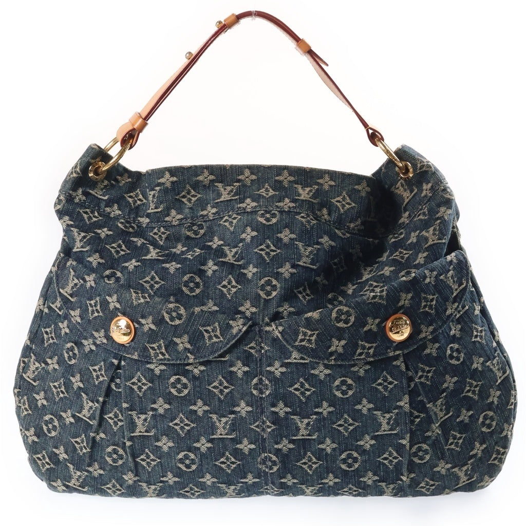 LOUIS VUITTON(ルイヴィトン) モノグラムデニム デイリーGM トートバッグ ハンドバッグ ブルー M40493 レディース