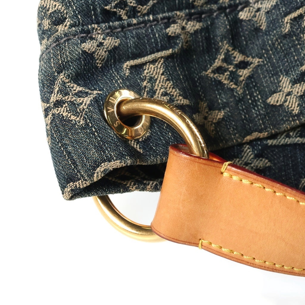 LOUIS VUITTON(ルイヴィトン) モノグラムデニム デイリーGM トートバッグ ハンドバッグ ブルー M40493 レディース