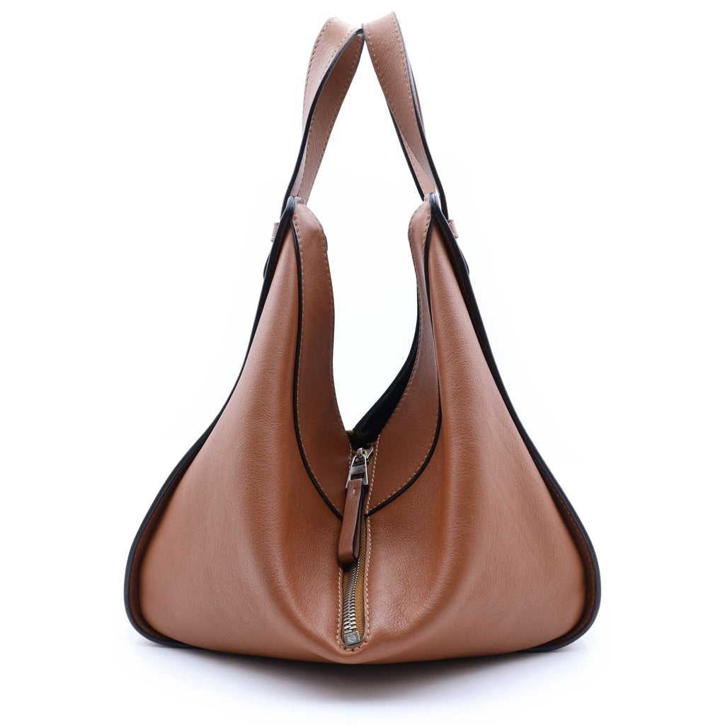 LOEWE(ロエベ) ハンモック スモール ハンドバッグ ショルダーバッグ 2WAY ブラウン レザー 62219 レディース