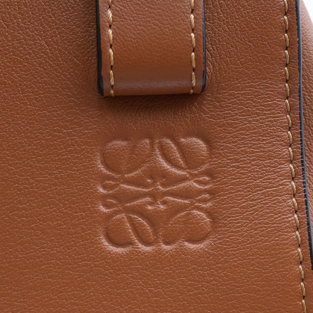 LOEWE(ロエベ) ハンモック スモール ハンドバッグ ショルダーバッグ 2WAY ブラウン レザー 62219 レディース