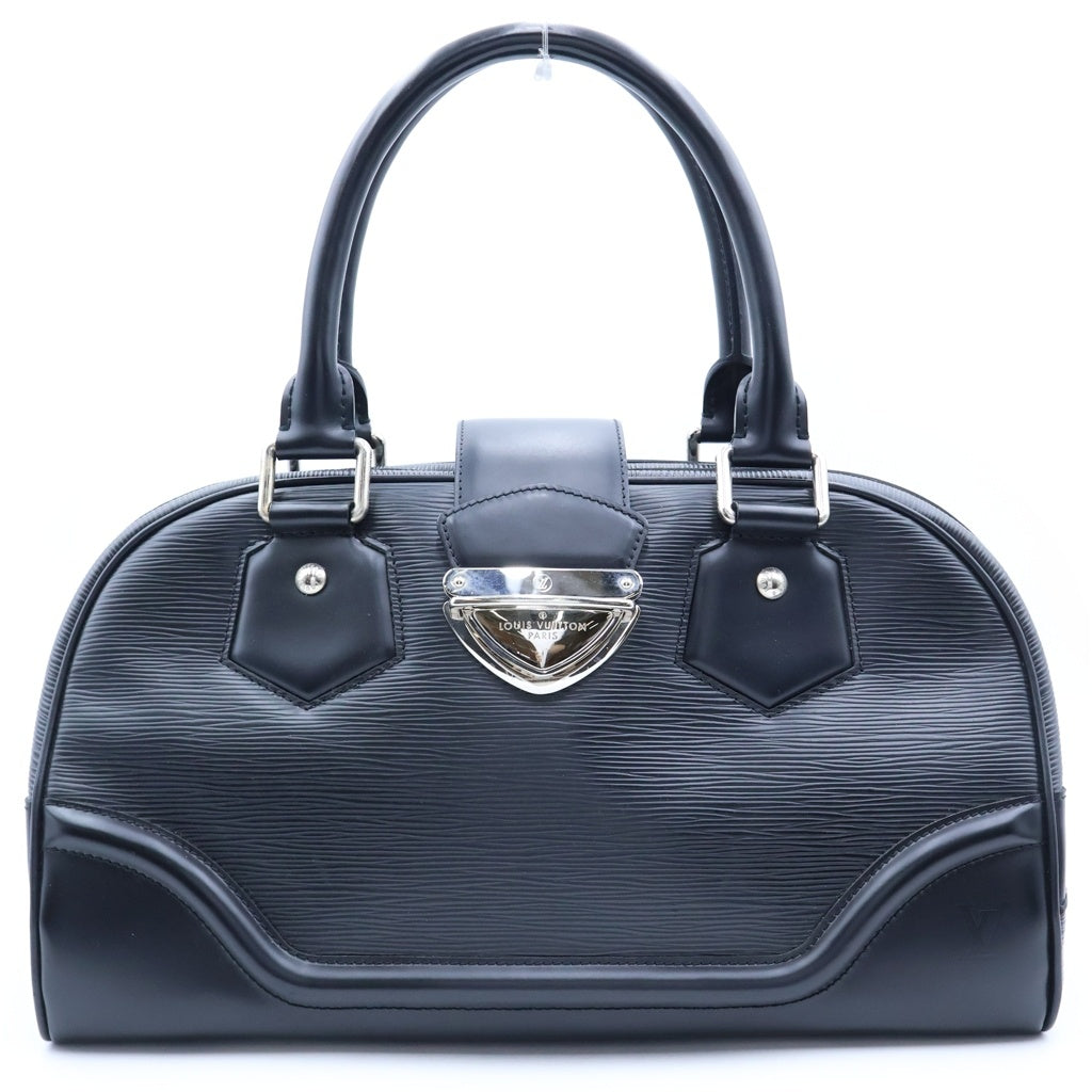 LOUIS VUITTON(ルイヴィトン) エピ ボーリングモンテーニュGM ハンドバッグ レザー ブラック M59312 TH1148 クロ、カデナ、鍵×2 レディース