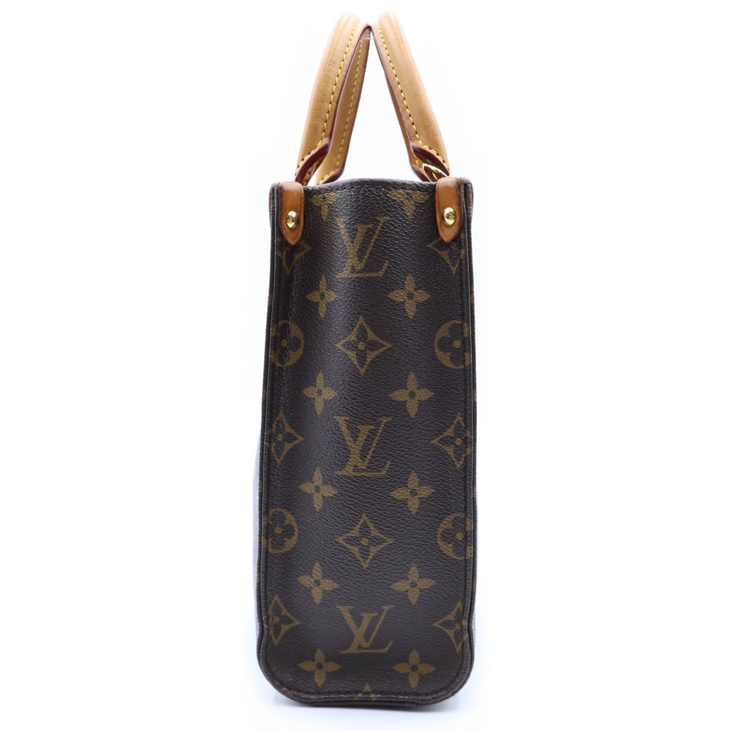 LOUIS VUITTON(ルイヴィトン) モノグラム サックプラBB ハンドバッグ ショルダーバッグ ブラウン PVC×レザー M46265 NFC レディース