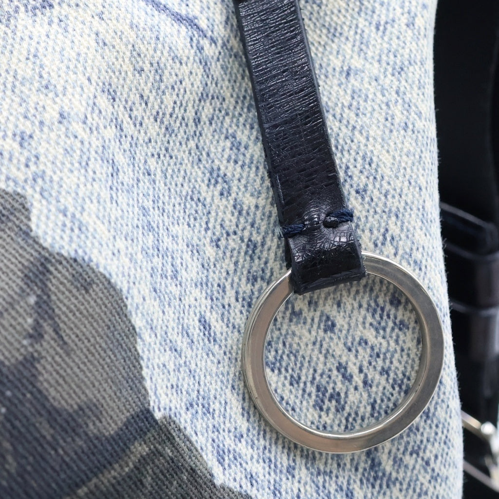 DIOR(ディオール) スピードウェイ ショルダーバッグ デニム×レザー ブルー×ネイビー MU0091 レディース