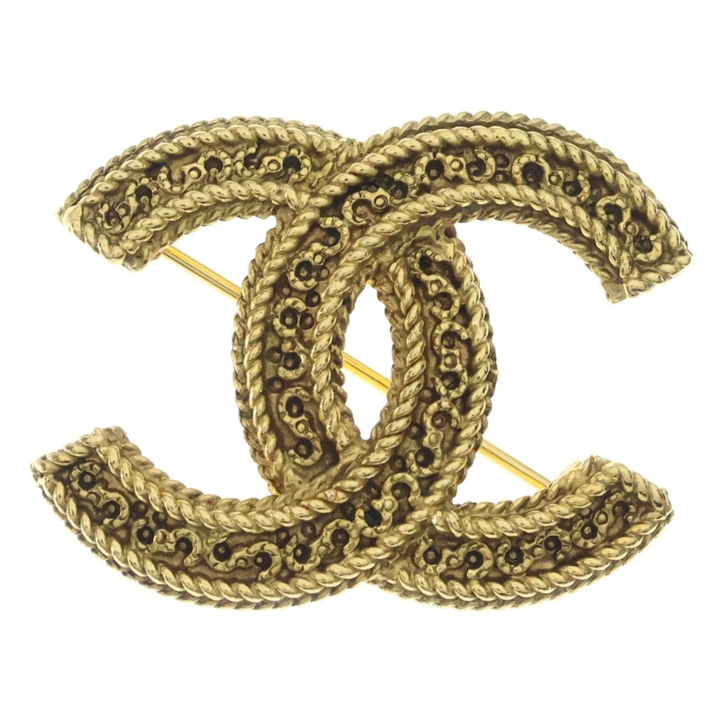 CHANEL(シャネル) ココマーク ブローチ メタル ゴールド コメ有 1109