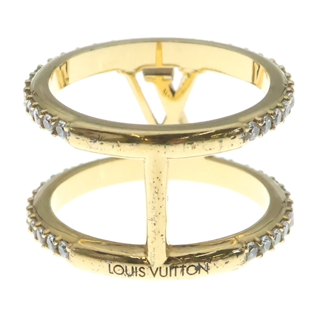 LOUIS VUITTON(ルイヴィトン) リング・LV アイコニック ストラス メタル ゴールド ラインストーン M1463M TE0275